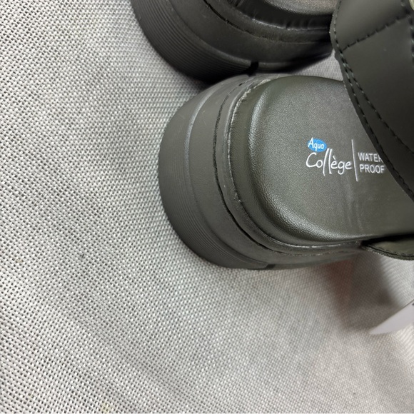 AQUA COLLEGE Womens Green Hux Round Toe Platform Slingback Sandal 11 M - Picture 5 of 12